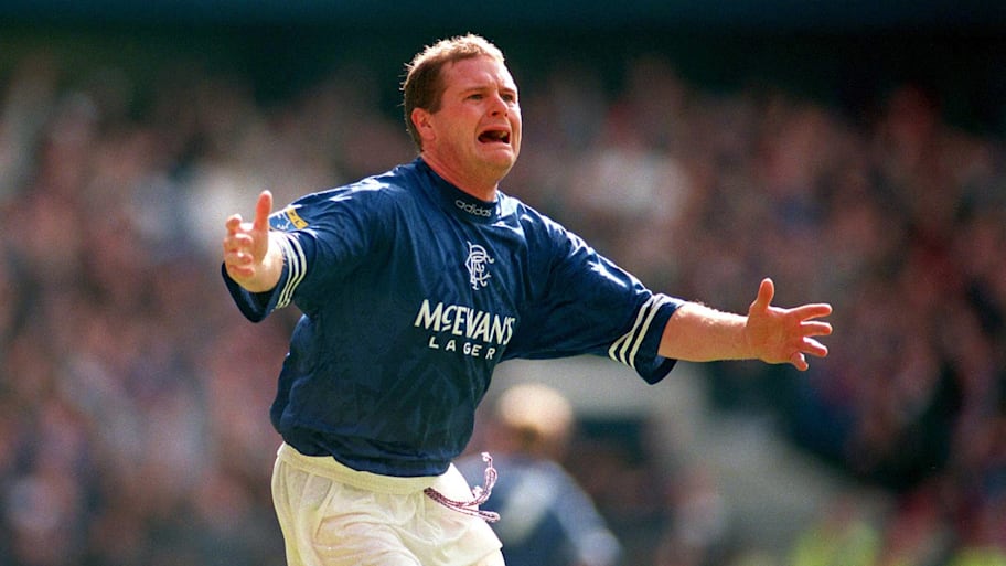 Paul Gascoigne is a Rangers legend.
