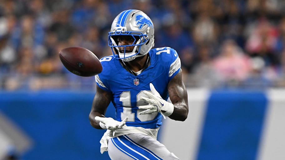 Detroit Lions receiver Dominic Lovett