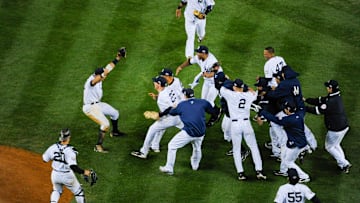 2009 World Series Game 6 - Philadelphia Phillies vs. New York Yankees -- New York Yankees celebrate their 27th world championship with a win over the Philadelphia Phillies 7-3.

Xxx World Seriessd369 Jpg S Bbo Usa Ny