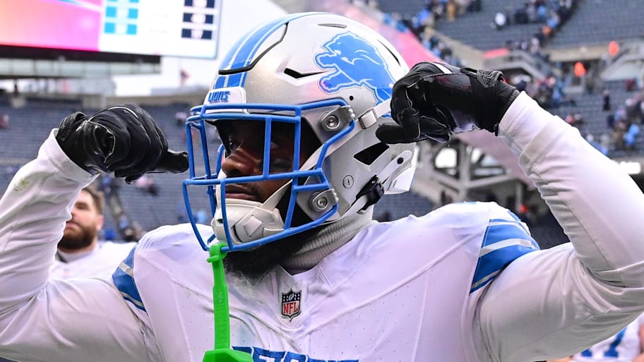 Detroit Lions cornerback Amik Robertson (21). | Daniel Bartel-Imagn Images