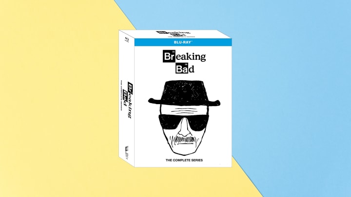 'Breaking Bad': The Complete Series against colorful background.
