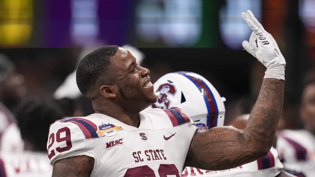 Aaron Smith, LB - South Carolina State; Reese's Senior Bowl Watch List