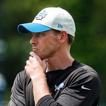 Detroit Lions offensive coordinator Ben Johnson 