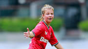 Kristin Kögel, Torschützin zum umstrittenen 3:2 gegen Freiburg