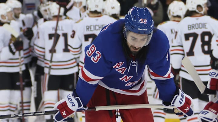 New York Rangers center Mika Zibanejad could be on the block as the club continues to struggle.