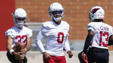 Jun 10, 2025; Tempe, AZ, USA; Arizona Cardinals cornerback Will Johnson (0) during minicamp at the teams Arizona Cardinals Training Facility. Mandatory Credit: Mark J. Rebilas-Imagn Images