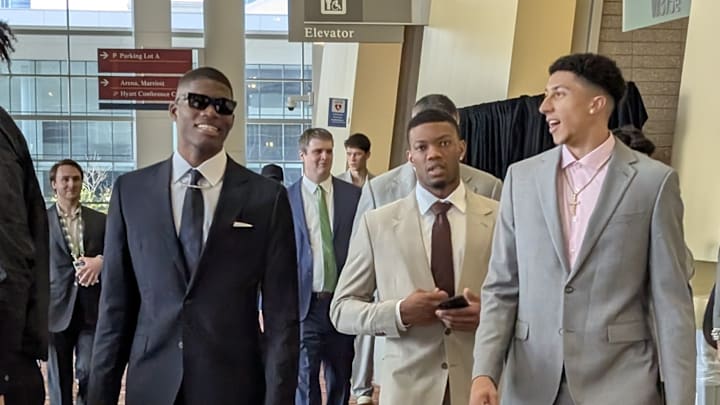 NBA Draft Lottery in Chicago; Duke basketball transfer commit Cedric Coward at the NBA Draft Lottery