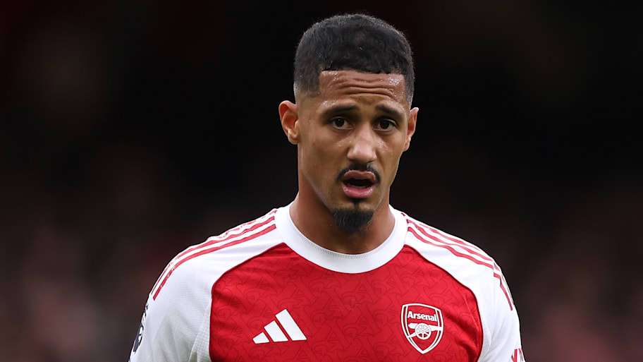 William Saliba looking slightly haunted.