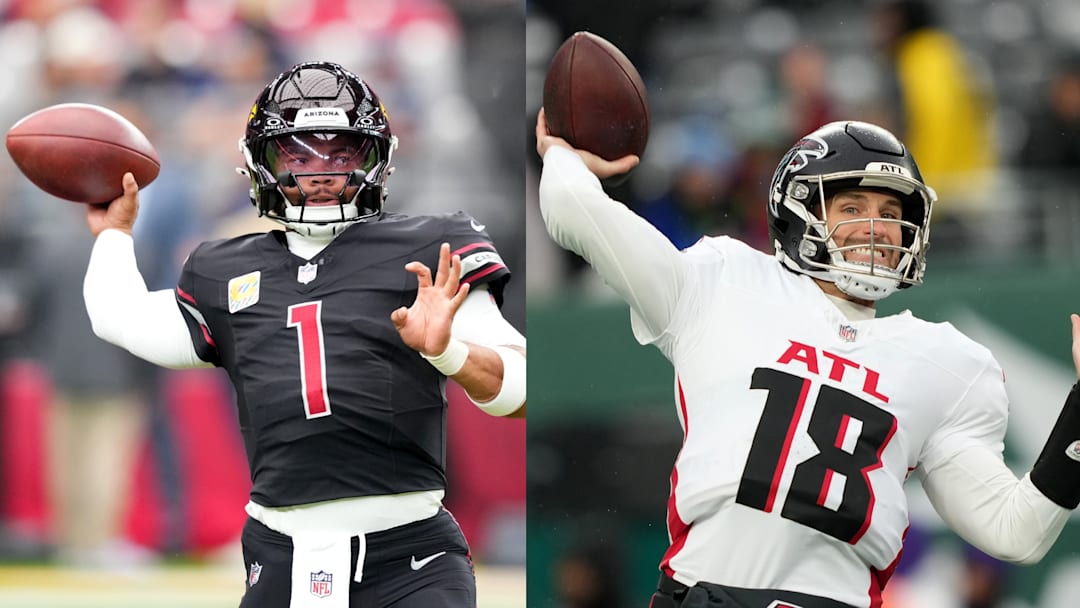 Kyler Murray (left) and Kirk Cousins (right) are the two biggest quarterback free agents remaining.