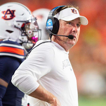 Auburn Tigers head coach Hugh Freeze was perplexed by his offense's ineptitude on Saturday against Cal.