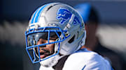 Detroit Lions cornerback Nick Whiteside (38) practices during training camp at team's Performance Center