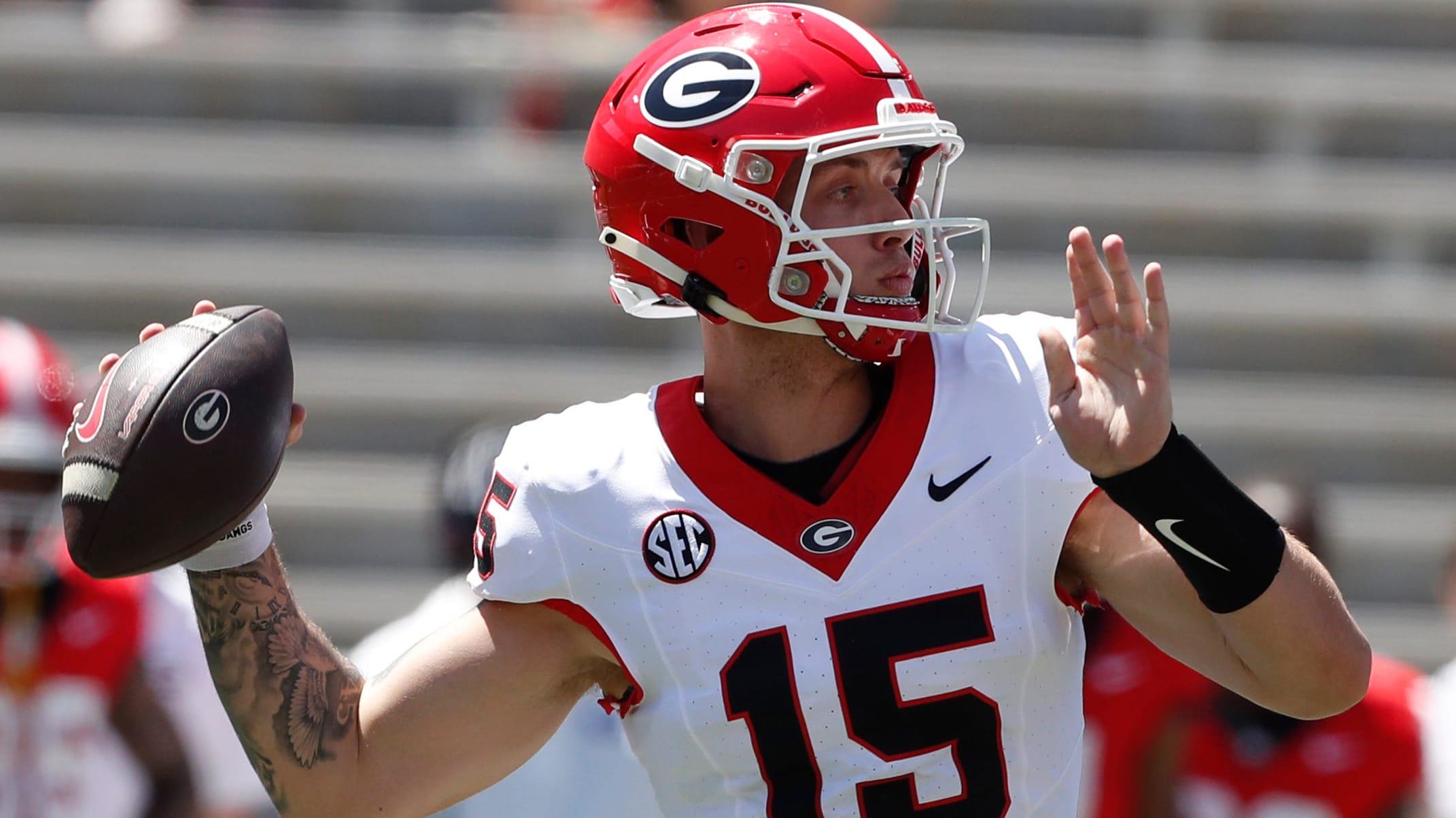 Georgia Bulldogs quarterback Carson Beck