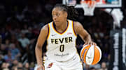 Kelsey Mitchell's performance against the Connecticut Sun drew praise from Indiana Fever teammates Caitlin Clark