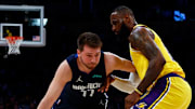 Luka Doncic y LeBron James son dos estrellas de la NBA
