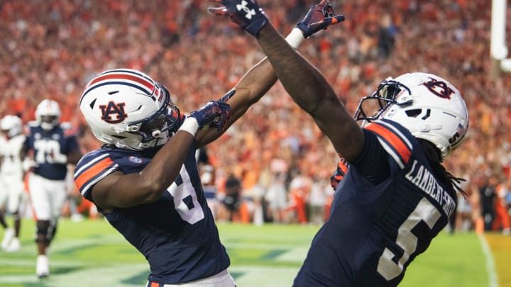 The Auburn Tigers have plenty of big-play weapons including receivers Cam Coleman and KeAndre Lambert-Smith.