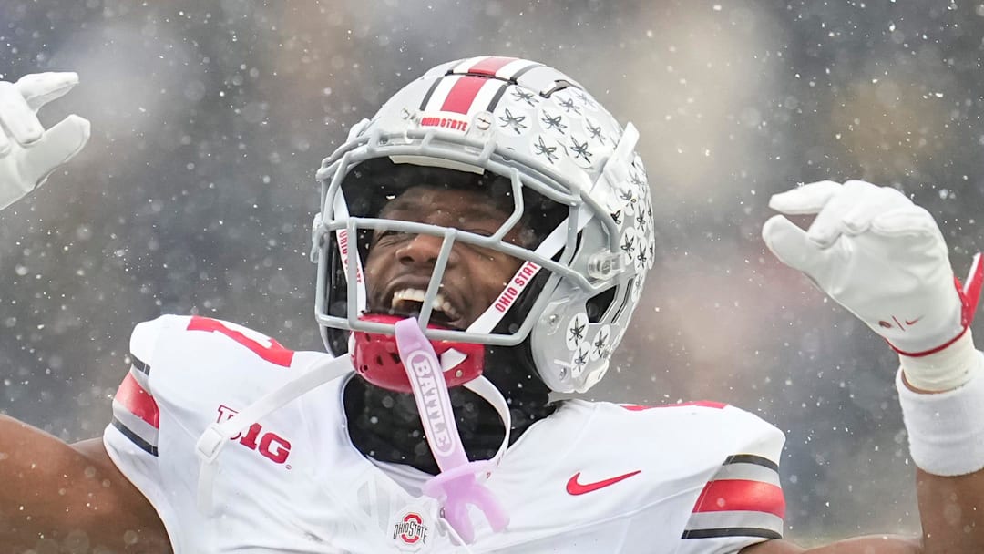 Ohio State Buckeyes wide receiver Carnell Tate Ohio State Buckeyes wide receiver Carnell Tate