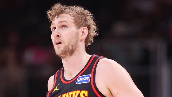 Atlanta Hawks center Jock Landale (31) in action against the Miami Heat in the second quarter at State Farm Arena on February 20, 2026.
