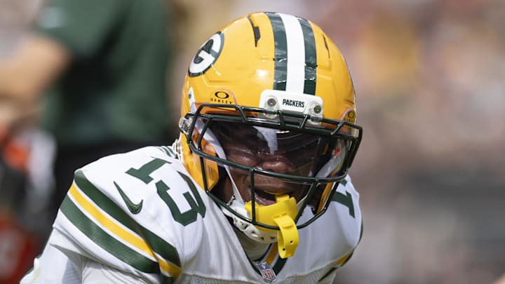 Green Bay Packers wide receiver Dontayvion Wicks