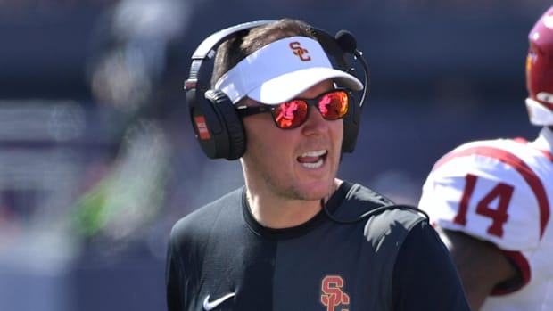 USC trojans lincoln riley college football playoff big ten Recruiting Transfer Makai Lemon Jayden Maiava Michigan Wolverines