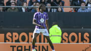 Ibrahim Cissoko - buteur pour le Toulouse FC lors de la rencontre face au FC Lorient 