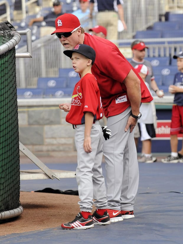 Max McGwire is the son of former St. Louis Cardinals slugger Mark McGwire