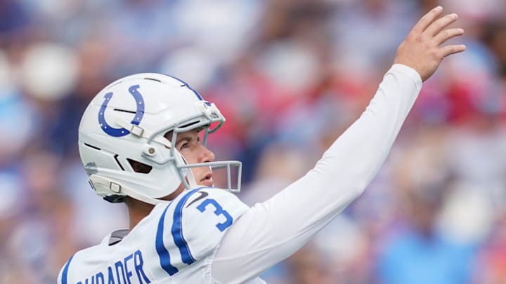 Colts kicker Spencer Shrader will miss the rest of the 2025 season. Colts kicker Spencer Shrader will miss the rest of the 2025 season.