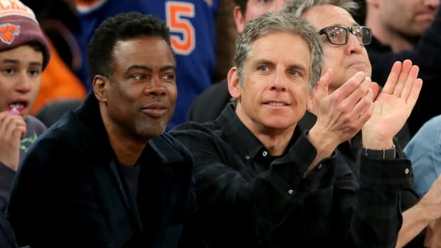 Mar 29, 2023; New York, New York, USA; American actors and comedians Chris Rock (left) and Ben