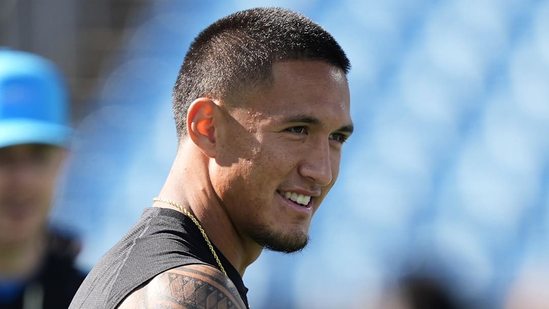 Carolina Panthers wide receiver Tetairoa McMillan 