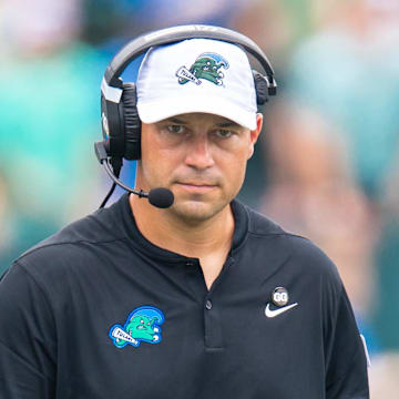 Jon Sumrall is a Huntsville, Ala., native and coached at Troy for two seasons before heading to Tulane.