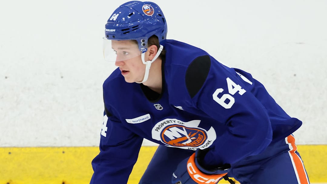 Calum Ritchie at New York Islanders Development Camp