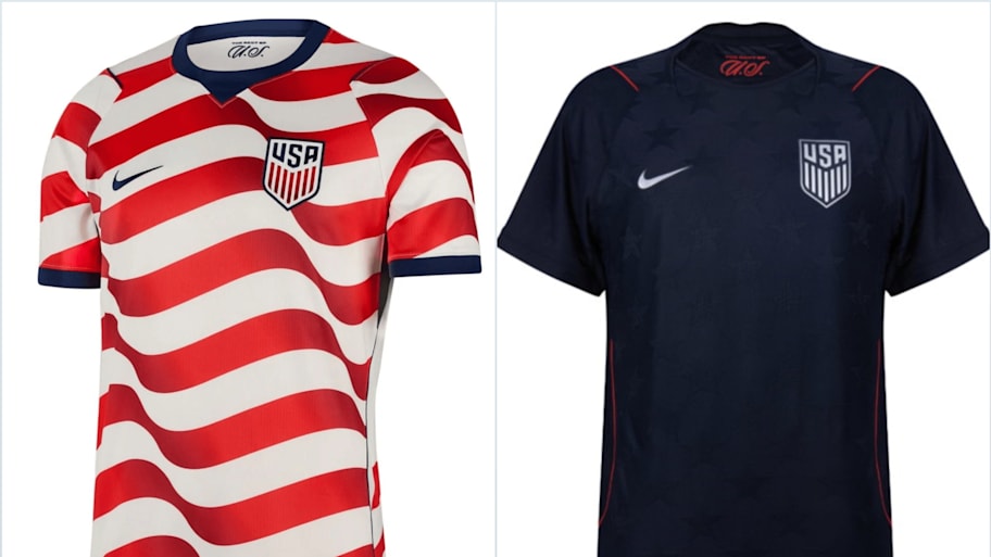 USMNT’s 2026 World Cup home and away jerseys. 