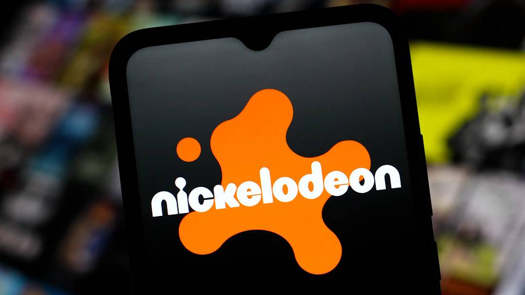 Nickelodeon logo on a phone