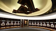 Gophers locker room at 3M Arena at Mariucci