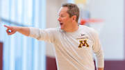 Minnesota Gophers head coach Niko Medved.