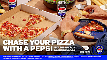 Pepsi Chase Cars free pizza campaign