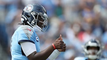 Tennessee Titans quarterback Cam Ward