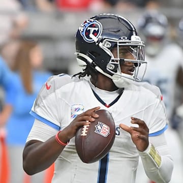 Tennessee Titans quarterback Cam Ward
