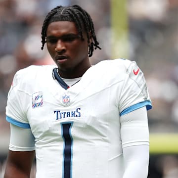 Tennessee Titans quarterback Cam Ward