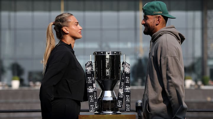 Aryna Sabalenka y Nick Kyrgios se enfrentaron en una nueva Batalla de los Sexos en Dubái Aryna Sabalenka y Nick Kyrgios se enfrentaron en una nueva Batalla de los Sexos en Dubái