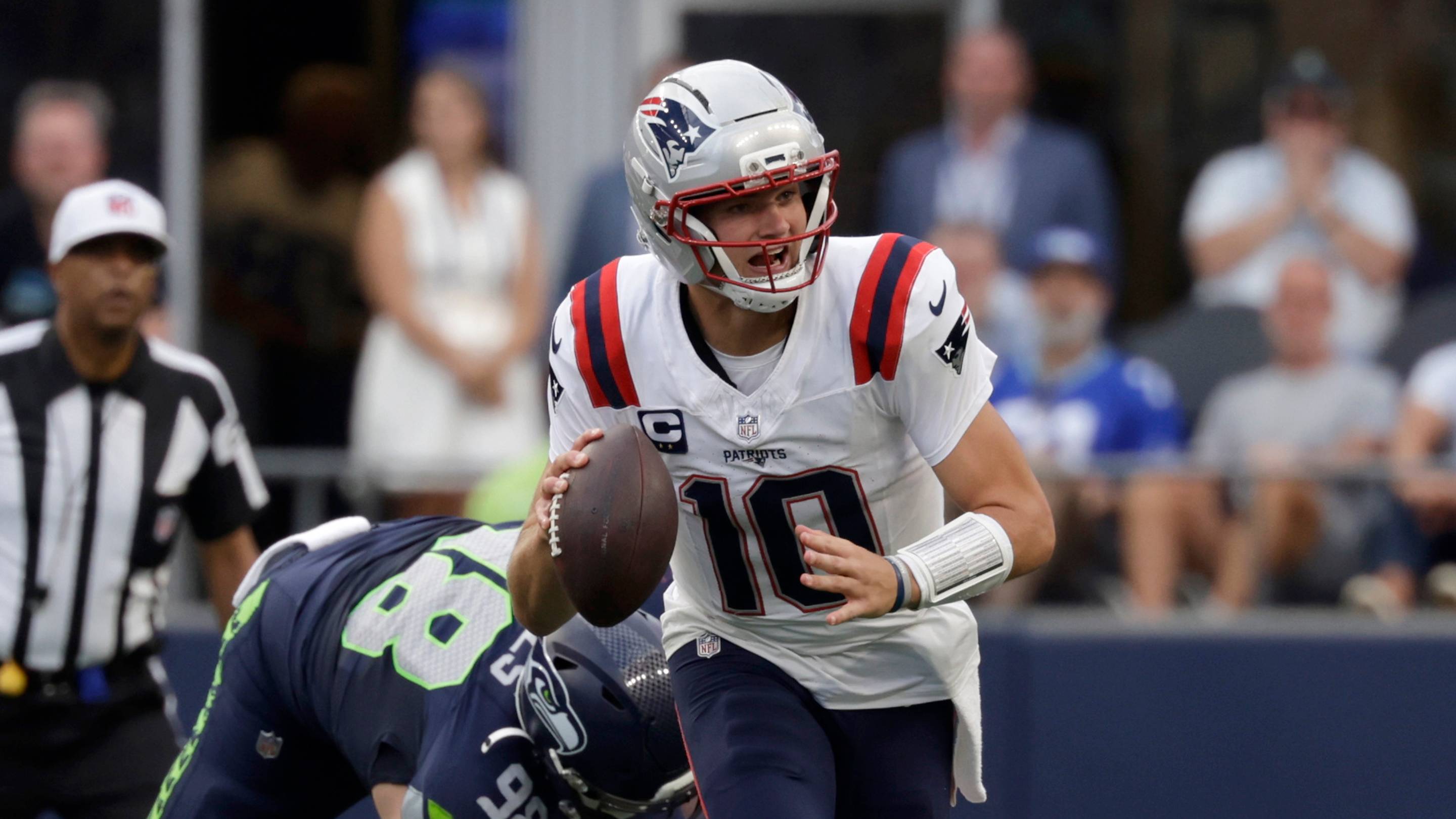 Real Reason Behind Drake Maye’s INT to Romeo Doubs in Patriots Opener | Sharma’s Film Room