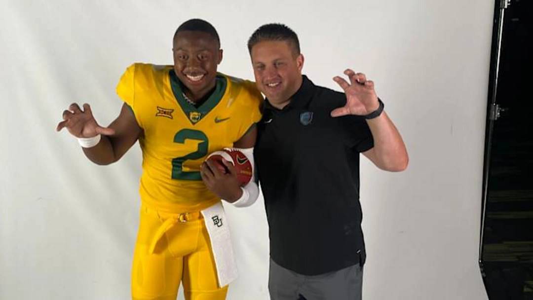 DJ Lagway on his Baylor official visit with former Quarterbacks coach Shawn Bell | via X