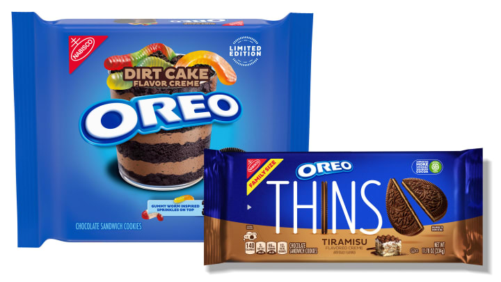 Oreo Dirt Cake and Oreo Tiramisu Thins - credit: Nabisco