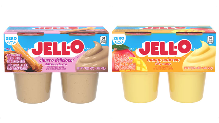 Jell-O Churro Delicioso and Mango Sabroso