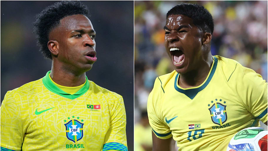 Vinícius Júnior and Endrick 