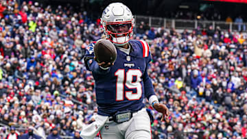 New England Patriots quarterback Joe Milton III 