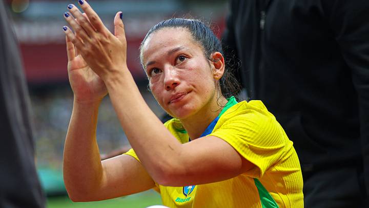 Bruninha of Gotham FC and Brazil