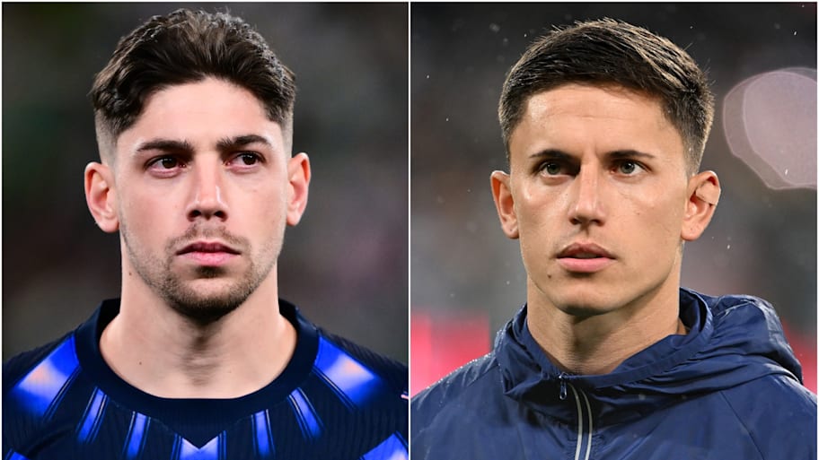 Federico Valverde and Brian Rodríguez. 