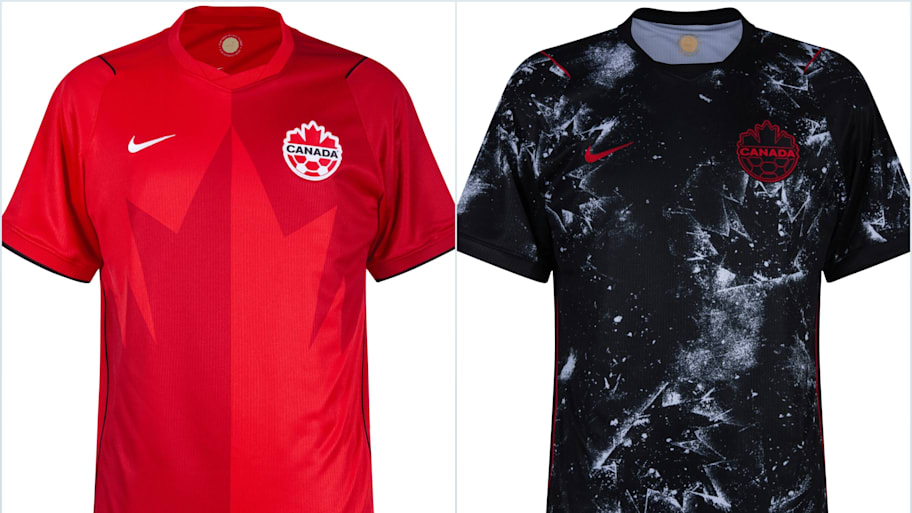 Canada’s 2026 World Cup jerseys. 