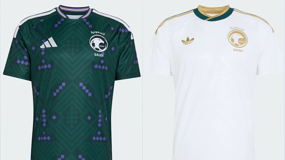 Saudi Arabia’s kits for the 2026 World Cup. 