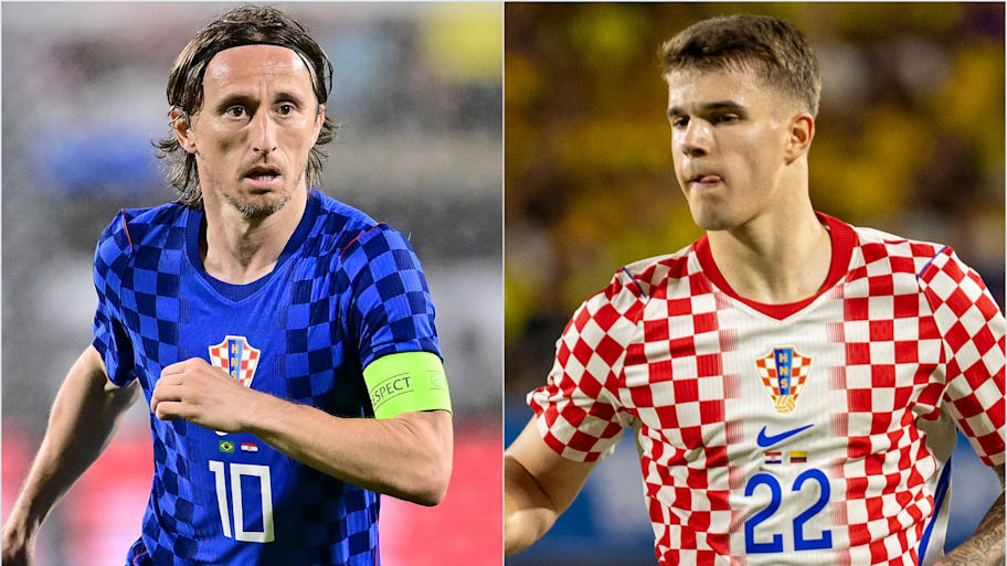 Luka Modrić and Luka Vušković. 